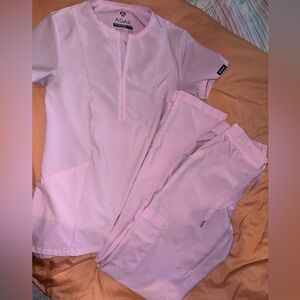 Women's Adar Addition Scrub Set XXS pink